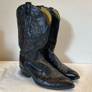 Texas 7000 Men’s Black Cowboy Western Boot Size 12